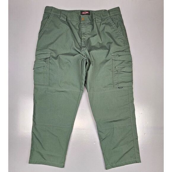 Vintage Tru Spec Tactical Pants‎ 32x32 Military Green Baggy Cargos 90s - Picture 1 of 9